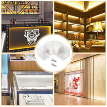 Carica l'immagine nel visualizzatore di Gallery, Connettori a Nastro a LED, 12 Pz Profilo per LED in Alluminio per Strisce in Alluminio a Forma di V, Connettore della Fa