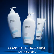 Carica l'immagine nel visualizzatore di Gallery, Biotherm Lait Corporel, Latte corpo idratante intensivo, Azione anti-secchezza per tutti i tipi di pelle, Arricchito con