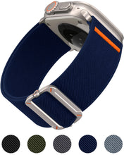 Carica l'immagine nel visualizzatore di Gallery, Higgs Nylon Cinturini Compatibile con Cinturino Apple Watch 44mm 46mm 45mm 42mm Ultra3/2/1 49mm 40mm 41mm 38mm Uomo Donn