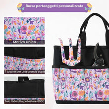 Carica l'immagine nel visualizzatore di Gallery, Velway Set di Attrezzi da Giardinaggio 5 Pezzi in Acciaio con Borsa