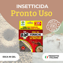 Carica l'immagine nel visualizzatore di Gallery, Albagarden Trappola Formiche con Gel Insetticida, 2 Casette Esca Anti Formiche, Elimina Colonia e Regina con Imidaclopri