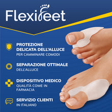 Carica l'immagine nel visualizzatore di Gallery, Alluce Valgo Correttore Tutore Alluce Valgo 6 Pezzi Silicone
