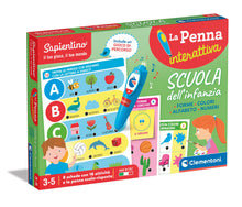 Carica l'immagine nel visualizzatore di Gallery, Clementoni- Sapientino-Scuola Dell'Infanzia-Forme, Colori, Alfabeto E Numeri-Quiz, Schede attività e Penna Interattiva Parlante, Gioco Educativo 3 Anni-Made in Italy, Italiano, 16748