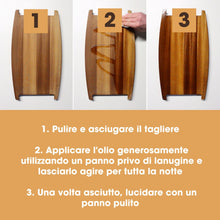 Carica l'immagine nel visualizzatore di Gallery, Olio per Tagliere - Olio minerale sicuro per gli alimenti per proteggere e ripristinare i taglieri in legno, ceppi da ma