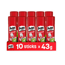 Carica l'immagine nel visualizzatore di Gallery, Pritt Colla Stick, Colla trasparente per scuola e ufficio, 10 x 43 g