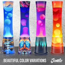 Carica l'immagine nel visualizzatore di Gallery, Jambo Aurora Decal Liquid Motion Lamp (liquido viola, cera bianca)