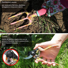 Carica l'immagine nel visualizzatore di Gallery, Set di Attrezzi da Giardinaggio, Kit Giardinaggio di Attrezzi Manuali da Floreale Giardino da 16 Pezzi, Regali da Giardinaggio per Donne e Uomini, Attrezzi da Giardinaggio per Impieghi Gravosi
