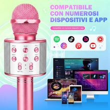 Carica l'immagine nel visualizzatore di Gallery, GeschenPark Microfono Bambini, Microfono Wireless Regalo