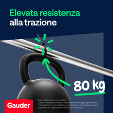 Carica l'immagine nel visualizzatore di Gallery, GAUDER Fascette nere resistenti UV (100 pezzi - 400 mm x 8,8 mm)