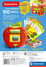 Carica l'immagine nel visualizzatore di Gallery, Clementoni Sapientino - Le Mie Prime 100 Parole, Gioco Educativo Elettronico Bambini 2-4 Anni, 50 Carte e 6 Temi, Flashcards in Italiano e Inglese per Imparare Nuovi Vocaboli, Lingua Italiana, 16818