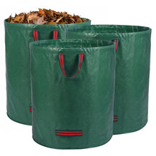 Carica l'immagine nel visualizzatore di Gallery, 3 Sacchi da Giardinaggio 272L, Borse per Rifiuti da Giardino in PP 150g/m²