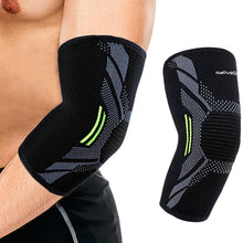 Carica l&#39;immagine nel visualizzatore di Gallery, NativoDex Gomitiera per Epicondilite e Tendinite, Tutore A Compressione Per Gomito, Fascia Gomito Palestra, Crossfit, Tennis, Golf (M)