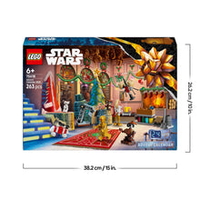 Carica l'immagine nel visualizzatore di Gallery, LEGO Star Wars Calendario dell'Avvento 2025 per Bambini da 6 Anni in su - Giocattolo per il Conto alla Rovescia di Natale con 24 Sorprese Incluse 2 Minifigure e 5 Figure di Droidi, Idea Regalo - 75418
