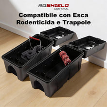 Carica l'immagine nel visualizzatore di Gallery, Roshield Trappola per Topi con Finestra di Ispezione - Contenitore Sicuro Facile da Posizionare in Casa, Capannone o Gar