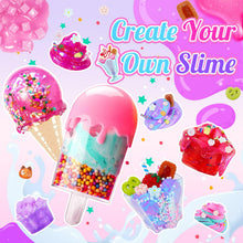 Carica l'immagine nel visualizzatore di Gallery, Adeokay Slime per Bambini, Giochi Bambina 6 7 8 9 10 11 12 Anni Femmina Fruit Slime Fluffy Regalo Bimba 6-12 Anni Femmin