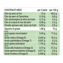 Carica l'immagine nel visualizzatore di Gallery, ESI, Omega V Vegan, Integratore Alimentare di Acidi Grassi Omega 3, 6, 7, 9 con Olio di Semi di Lino, Contribuisce ai No