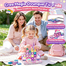 Carica l'immagine nel visualizzatore di Gallery, iKidiki 40 Pezzi Costruzioni Magnetiche per Bambini, Giochi da Viaggio Magneti Bambini 3 4 5 6 Anni Gioco Bambino 3 4 5 