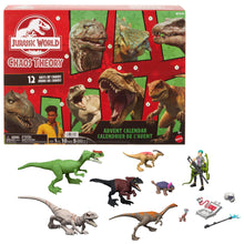 Carica l&#39;immagine nel visualizzatore di Gallery, Mattel Jurassic World - Calendario dell&#39;Avvento 2025, 12 finestrelle a sorpresa con Smoothie e altri 8 dinosauri, personaggio Brooklynn e tanti accessori, giocattolo per bambini, 4+ anni, JGM17