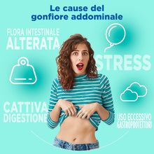 Carica l'immagine nel visualizzatore di Gallery, Lactoflorene Pancia Piatta, Fermenti Lattici, Probiotici, Senza Glutine Senza Lattosio Integratore con Probiotici, Enzimi ed Estratti vegetali (Finocchio) per il Gonfiore addominale (20 Bustine)