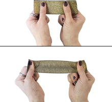 Carica l'immagine nel visualizzatore di Gallery, IPEA Elastico per Cucito LUREX - Corda Elastica da Cucire - 10 METRI - Made in Italy - Nastro Elastico da Cucito 40 mm Brillante per Accessori, Vestiti, Gonne, Borse, Cinture - Fettuccia Piatta - Oro