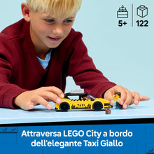 Carica l'immagine nel visualizzatore di Gallery, LEGO City Taxi giallo 60487