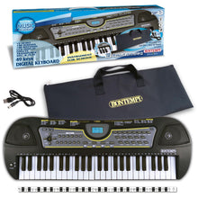 Carica l'immagine nel visualizzatore di Gallery, Bontempi | MelodyTouch - Tastiera Digitale a 49 Tasti con Accessori Completi per un'Esperienza Musicale Conveniente, 588x200x65 mm