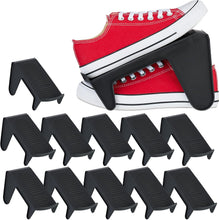 Carica l'immagine nel visualizzatore di Gallery, Relaxdays Set da 12 Portascarpe, Sistema Organizer Scarpiera, max. Numero 39, Porta Scarpe Antiscivolo, Plastica, Nero