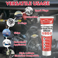 Carica l'immagine nel visualizzatore di Gallery, AstraVox Grasso Al Silicone Con Pennello, Grasso Dielettrico Per Connettori Elettrici, Candele, O-Ring, Automotive, Naut