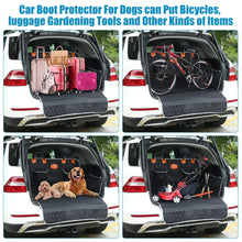 Carica l'immagine nel visualizzatore di Gallery, OneAmg Telo Auto per Cani Bagagliaio Coprisedile Auto per Cane Antiscivolo Resistente All'acqua Antigraffio Telo Macchina per Cani con Ciotola per Cani e Borsa per la Conservazione(182cm×101cm)