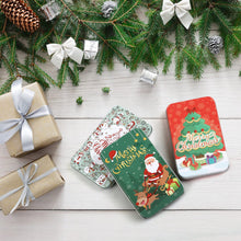 Carica l'immagine nel visualizzatore di Gallery, LIHAO 6pz Scatole di Natale in Metallo, MINI Cofanetto per Buono Regalo, Gioielleria, Moneta, Piccolo Contenitore
