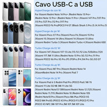 Carica l'immagine nel visualizzatore di Gallery, Amzpas 120W 6A Cavo USB Type-C 1M, Cavo USB C Ricarica Rapida per Xiaomi Redmi Note 14 13 12 11 11S 10S 11T 8 9 Pro; Xia
