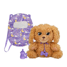 Carica l'immagine nel visualizzatore di Gallery, BABY PAWS Labradoodle, Cucciolo Interattivo di Peluche che Reagisce ai Vostri Input, Portatelo con voi, Giocattolo Regalo per Bambini dai 4 Anni in su