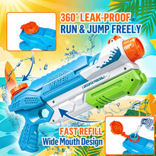 Carica l'immagine nel visualizzatore di Gallery, Pistola ad Acqua - Pistole ad Acqua Potente per Bambini Adulti, Fucile ad Acqua Water Gun Idee Regalo per Feste in Piscina e Attività All'aperto, Blu