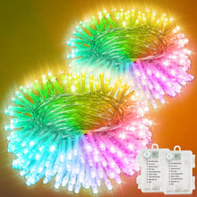 Carica l'immagine nel visualizzatore di Gallery, Luci di Natale a Batteria Esterno con Timer, 2×10M 200Led