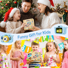 Carica l'immagine nel visualizzatore di Gallery, Bistfy Macchina Fotografica Bambini 48MP e 1080P HD Digitale Videocamera Obiettivo Doppio Selfie Fotocamera per Bambini 3-12 Anni Ragazzi e Ragazze, Schermo IPS con 32GB SD Scheda (Astronauti blu)