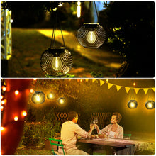 Carica l'immagine nel visualizzatore di Gallery, Lanterne Solari da Esterno, 2 Pezzi Lampada Solare da Giardino