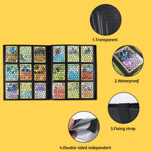 Carica l'immagine nel visualizzatore di Gallery, Revspoir 540 Tasche Raccoglitore Carte, 30 Pagine, 18 Tasche per Pagina (Doppia Pagina), Cinghia Elastica, Compatible con Varie Carte da Collezione