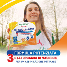 Carica l'immagine nel visualizzatore di Gallery, Equilibra Magnesio e Potassio 3 Formula Potenziata, 20 Bustine, Arancia