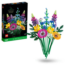 Carica l&#39;immagine nel visualizzatore di Gallery, LEGO 10313 Icons Bouquet Fiori Selvatici Finti con Papaveri e Lavanda Artificiali, Idee Regalo per Uomo o Donna, per Moglie o Marito, Botanical Collection, Modellismo e Hobby Creativi per Adulti
