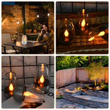 Carica l'immagine nel visualizzatore di Gallery, 6 pezzi lucesolare, candele LED da esterno, candele solari per giardini, luce impermeabile per matrimoni, feste