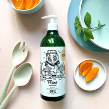 Carica l'immagine nel visualizzatore di Gallery, YOPE Detersivo Piatti Naturale | Menta e Mandarino | Sgrassatore | 97% Ingredienti Naturali | Delicato sulle Mani | Vega