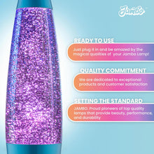 Carica l'immagine nel visualizzatore di Gallery, Jambo Splendida Lampada Glitter | Bellissime lampade a Luce Notturna per Tutti | Lampada Rilassante, calmante e Diverten