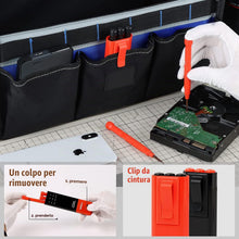 Carica l'immagine nel visualizzatore di Gallery, SHALL Set di 6 cacciaviti di precisione con custodia, 12 misure magnetiche, kit di strumenti di riparazione fai da te pe