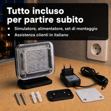 Carica l'immagine nel visualizzatore di Gallery, Simulatore TV LED Antifurto Casa, 12 LED, Timer