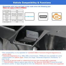 Carica l'immagine nel visualizzatore di Gallery, Veepeak OBDCheck BLE+ Scanner OBD II Bluetooth per Auto, Strumento di Diagnosi Wireless Lettore Codici Motore Compatibile con iOS e Android
