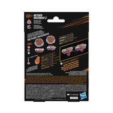 Carica l'immagine nel visualizzatore di Gallery, Hasbro Beyblade X, Set Starter Pack Nether Incendio Z UX Infinity con trottola bey bilanciato e Lanciatore di Takara Tom
