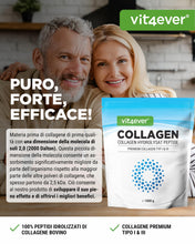 Carica l'immagine nel visualizzatore di Gallery, vit4ever Collagene in Polvere 1000 g (1 kg) - Tipi 1 e 3