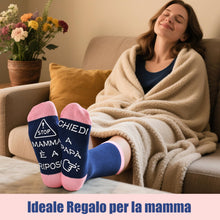Carica l'immagine nel visualizzatore di Gallery, Moyel Regalo Mamma Natale Calzini Divertenti Donne 39-42 Regali per Mamma Compleanno Dai Figli e Figlia Idee Regalo Donna Compleanno Amica Regalo per Donna Festa Della Mamma Idee Regali