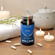 Carica l'immagine nel visualizzatore di Gallery, Gaba Integratore 750 mg Puro | Senza Eccipienti | 60 Capsule | Nutrimea