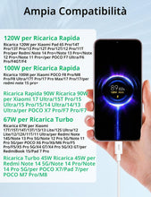 Carica l'immagine nel visualizzatore di Gallery, iMangoo 120W Cavo USB C intrecciato per Redmi Note 15/14/13/12/11/10Pro 2m